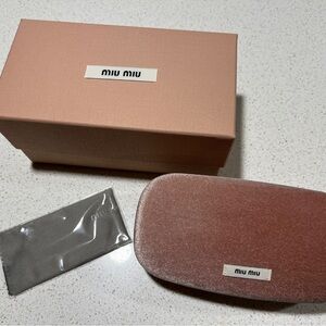 Genuine Miu Miu eyeglass sunglasses case